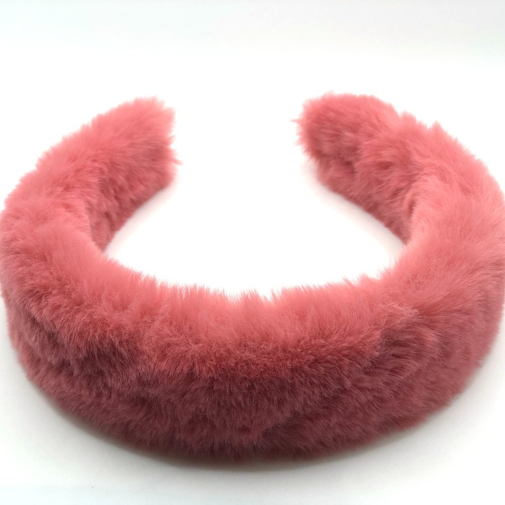 Fluffy Headband Hairband / Hair hoop Rabbit fur for women